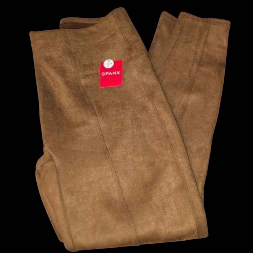 NWT Spanx Faux Suede Leggings